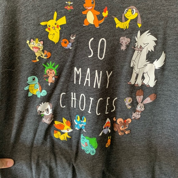 Pokèmon “so many choices” graphic tee - Picture 2 of 3